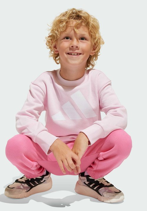adidas ESSENTIALS KIDS - Chándal - clear pink white — photo 4