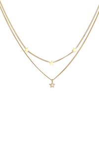 Elli SPARKLING ASTRO STAR LAYER - MIT KRISTALLEN VON SWAROVSKI® - Halskæder - gold-coloured