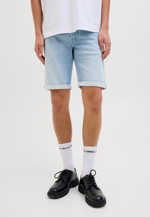 Jack & Jones JJIRICK JJICON DENIM SHORTS - Denimshorts - blau