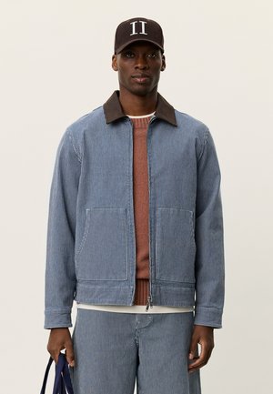 ROBERT STRIPED JACKET - Letná bunda - dark navy