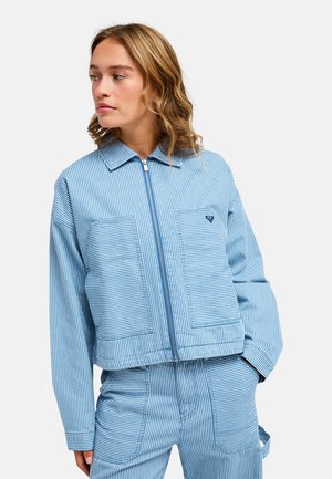 Roxy BEACHFRONT BLISS - Τζιν μπουφάν - coconut milk denim stripe