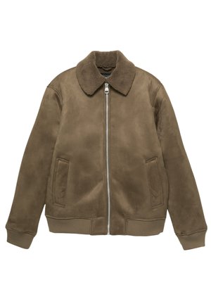 PULL&BEAR Ľahká bunda - brown