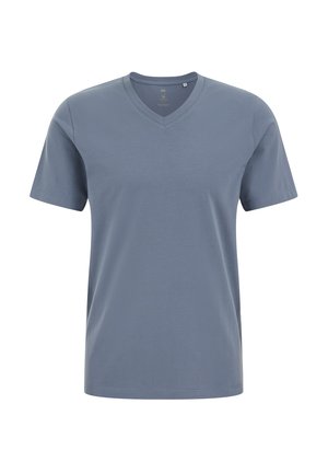 WE Fashion, Tricou basic - blue
