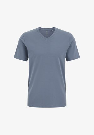 WE Fashion, T-Shirt basic - blue