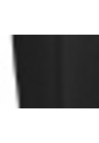 Černá tkanina s hladkým povrchem a jemným leskem. Materiál vypadá lehce a má elegantní splývání, bez viditelných vzorů nebo akcentů.