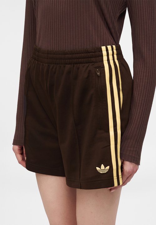 adidas FIREBIRD - Shorts - aurora coffee/almost yellow — photo 6