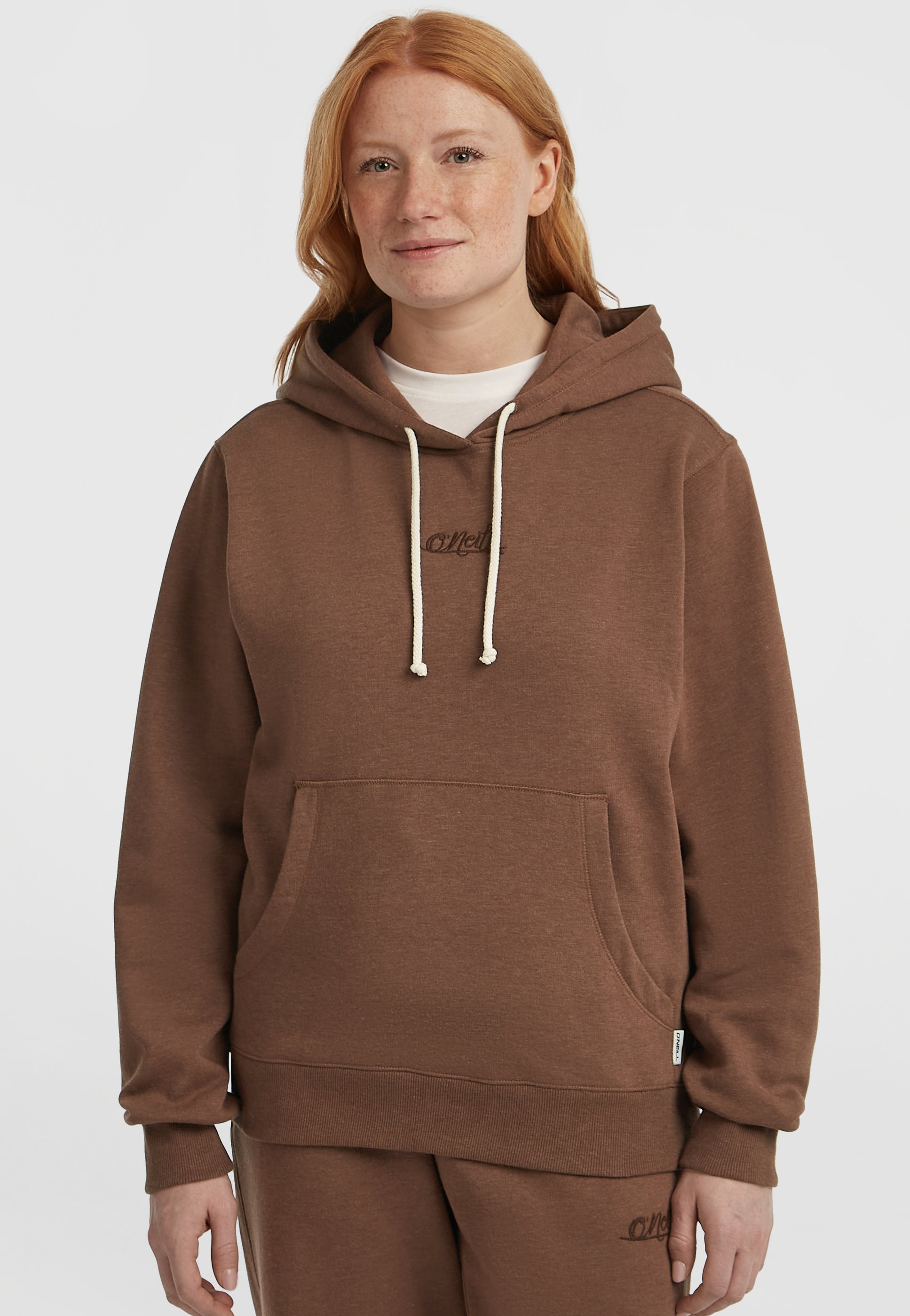 O'Neill ESSENTIALS SCRIPT Sweat à capuche hazel spice/marron