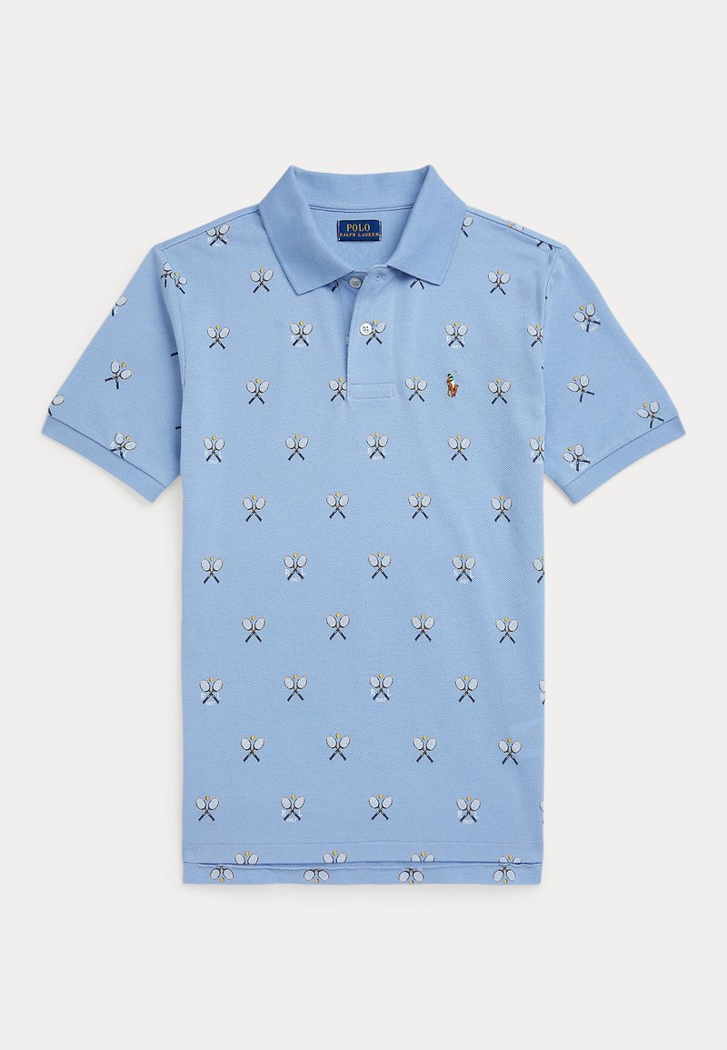 Polo Ralph Lauren - TENNIS-PRINT COTTON POLO SHIRT - Polo - light blue, Ampliar