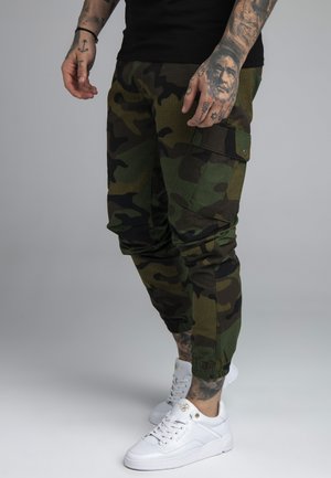 FITTED CUFF PANTS - Pantaloni cargo - green