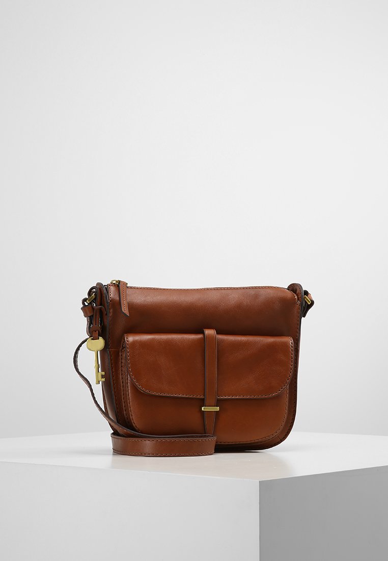 Fossil RYDER CROSSBODY Skulderveske medium brown Fossil RYDER CROSSBODY Skulderveske medium brown