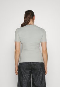 adidas Performance TECHFIT - Camiseta básica - silver/white