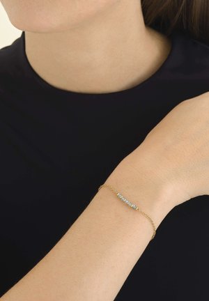 5 ROW STONE - Bracciale - gold blue