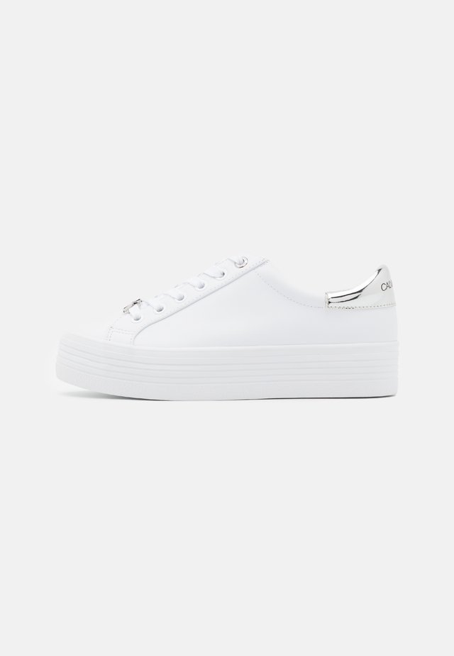 FLATFORM LACE UP  - Sneaker low - bright white