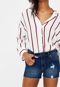 PULL&BEAR Shorts vaqueros - dark blue