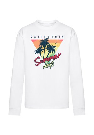 CALIFORNIA SUMMER DAYS PALM - Long sleeved top - weiß