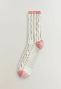 Next 3 PACK STANDARD - Strømper - pink oatmeal rust cable