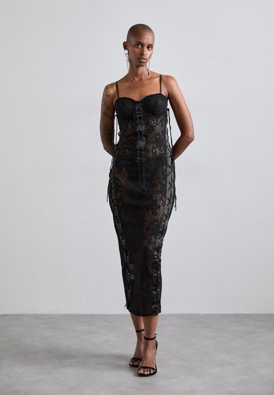 Sinead Gorey EYELET DRESS - Rochie cocktail/Rochie petrecere - black