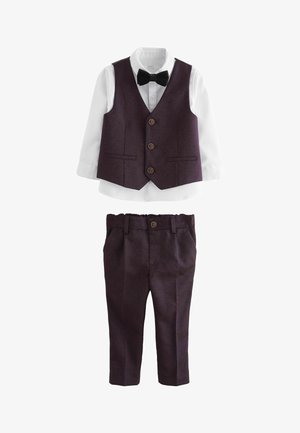 SET- REGULAR FIT - Weste - plum purple