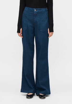 ARIA - Flared jeans - mid blue