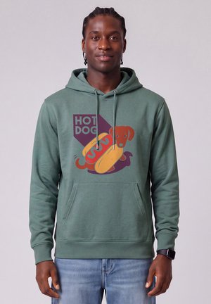 watapparel, HOT DOG UNISEX - Hoodie - green bay