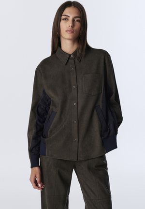 Kunstlederjacke - green