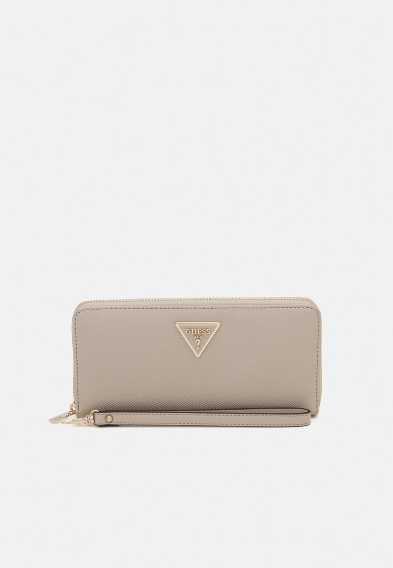 Guess LAUREL LARGE ZIP AROUND - Portemonnee - taupe