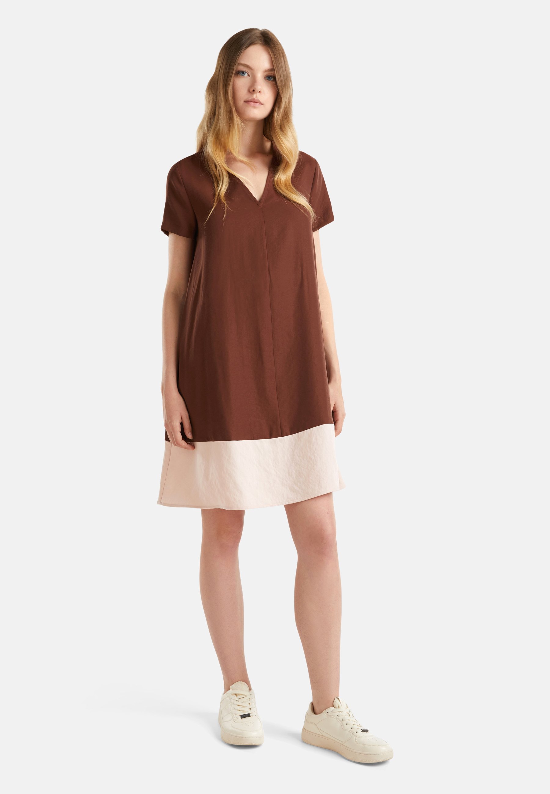 Vestito Donna United Colors Of Benetton - In Viscosa - Scollo Americano - Lavabile In Lavatrice - Foto 10