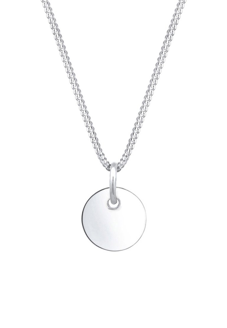 Elli Collana Donna In Argento 925 Con Doppio Cerchio, Uno Placcato Oro Rosa, Lunghezza 45 Cm, Regalo In Confezione Velluto - 4