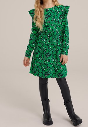 WE Fashion, Robe en jersey - green