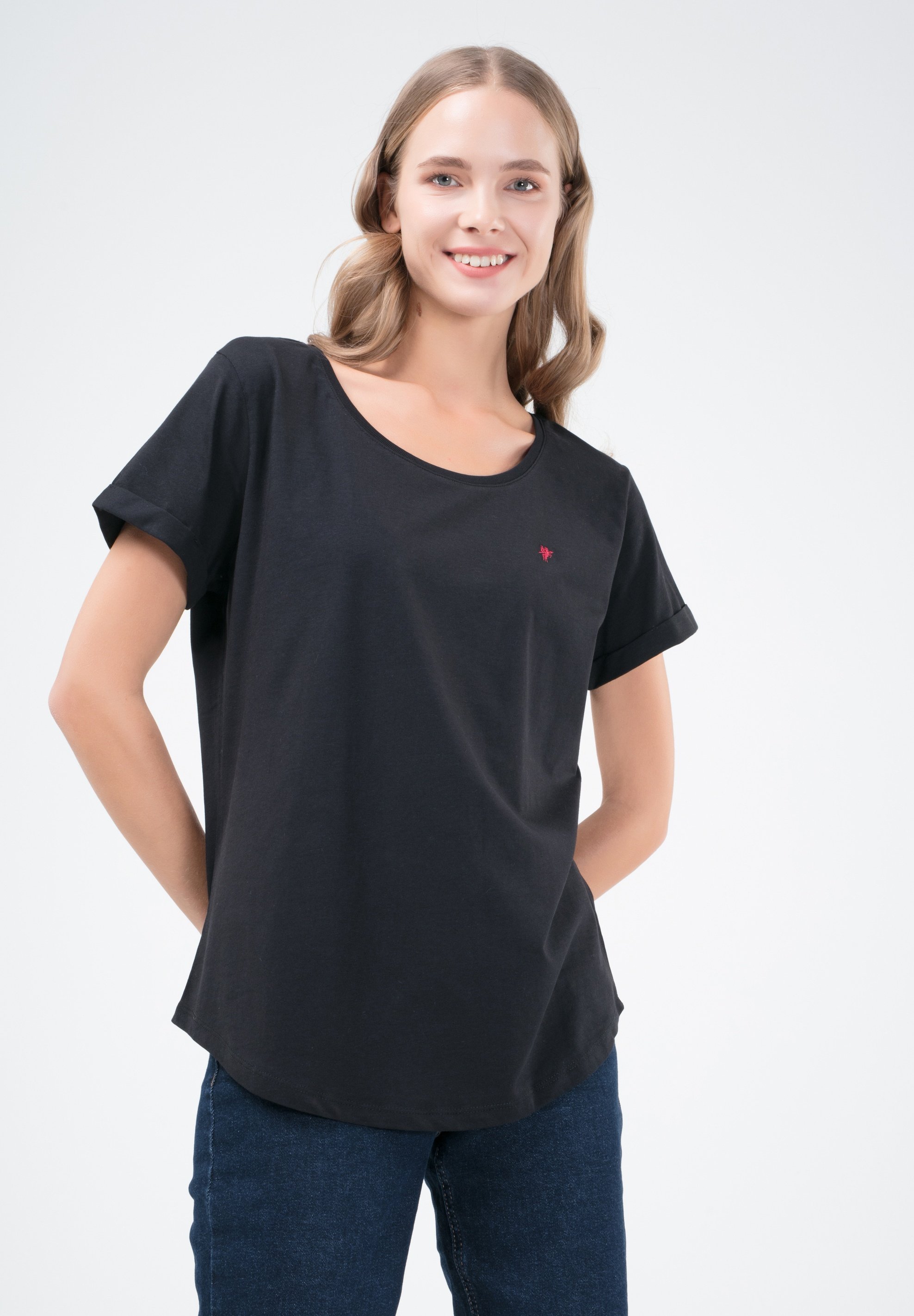 Denim Culture VERIA - Basic T-shirt 