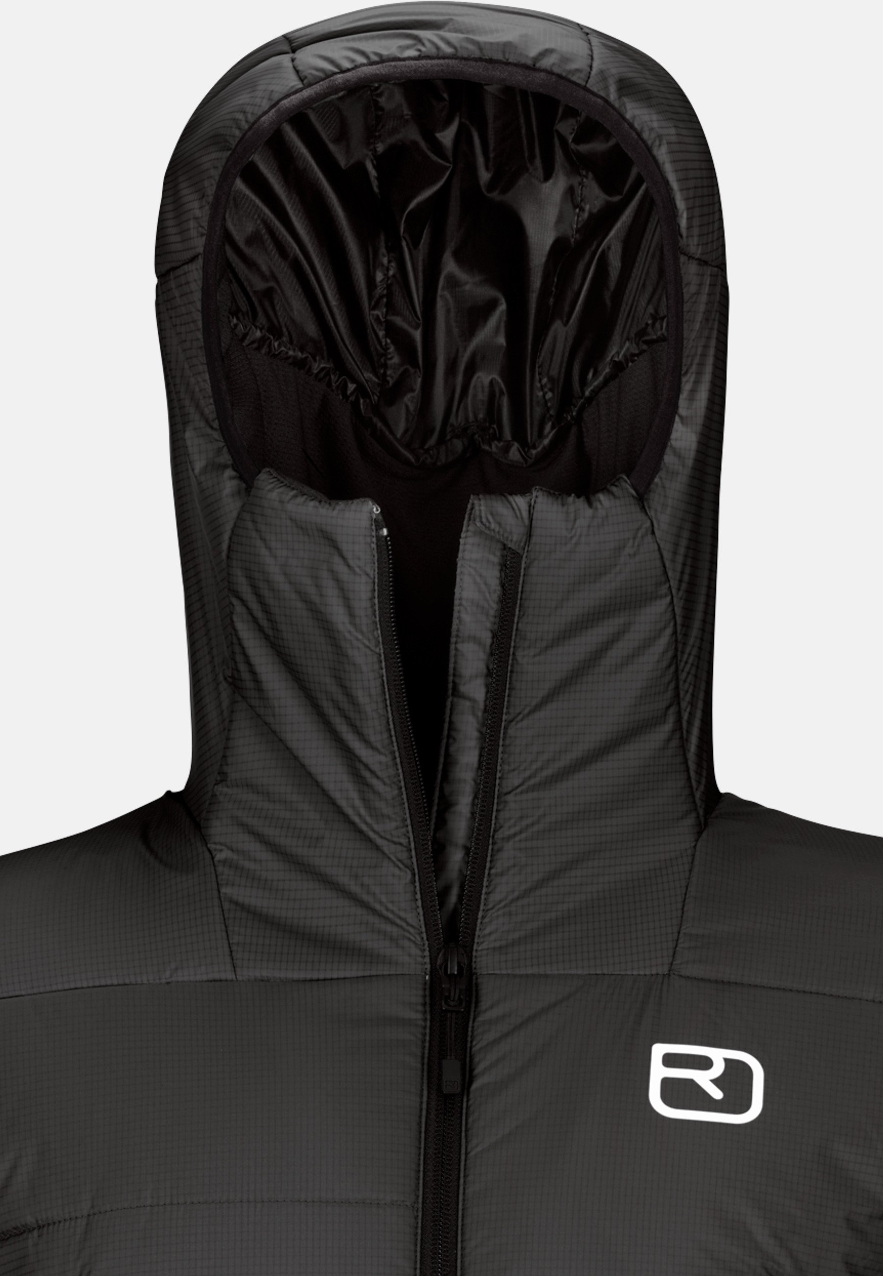 ORTOVOX SWISSWOOL ZINAL - Down jacket - black raven/black - Zalando
