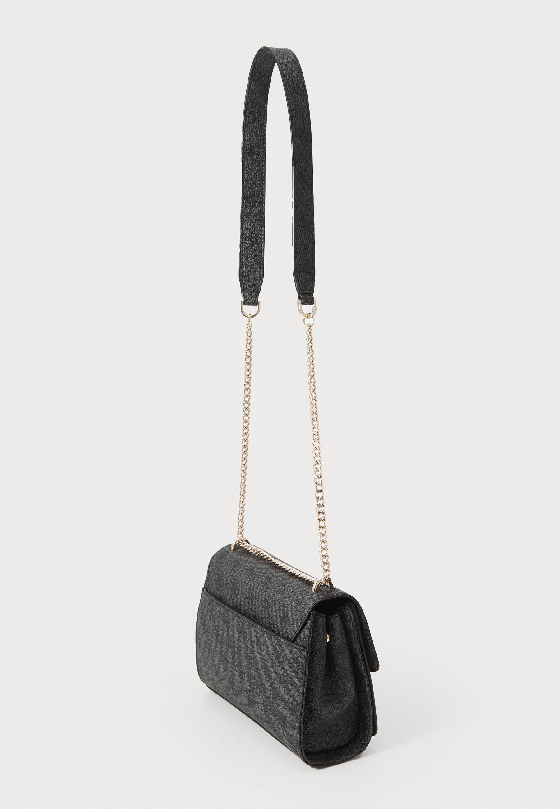 Guess CALISTA CONVERTIBLE XBODY FLAP - Geantă crossbody - coal/gri