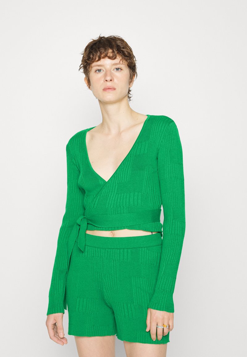 Damen Strickjacken | HOSBJERG GLOS DORTHEA TOP Strickpullover fern green/grün - SW59908 Damen Strickjacken | HOSBJERG GLOS DORTHEA TOP Strickpullover fern green/grün - SW59908