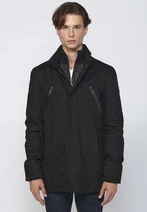 KOROSHI COAT COAT - Talvejope - black