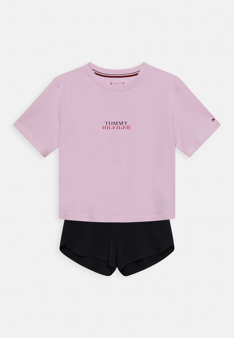 Tommy Hilfiger SHORT SET Pyjama luminous lilac / desert sky/blau