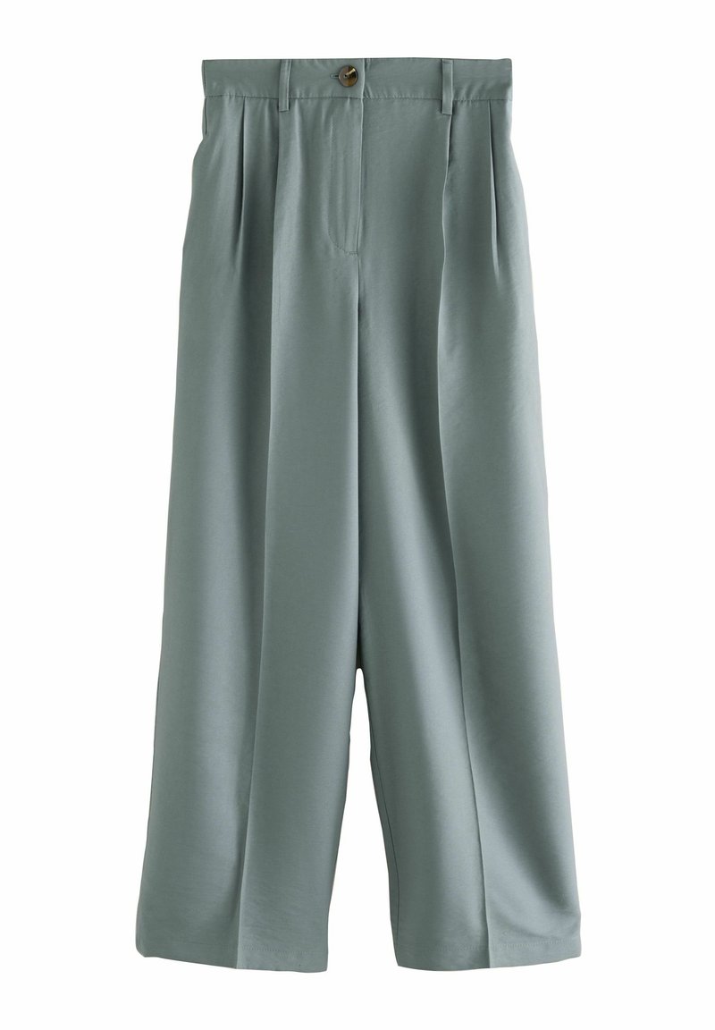 Next ELASTICATED BACK WIDE LEG - Bukser - grey