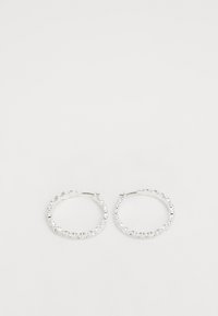 TENNIS HOOP - Örhänge - silver-coloured/cry