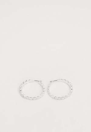 TENNIS HOOP - Naušnice - silver-coloured/cry