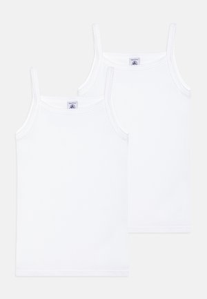 PERMANENT 2 PACK - Unterhemd/-shirt - white