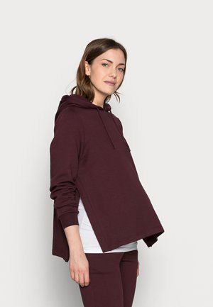 NURSING HOODIE WITH SLIT - Felpa con cappuccio - red
