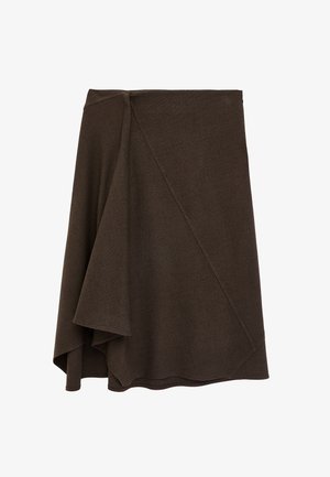 Koton, ASYMMETRIC MIDI - Gonna a campana - brown