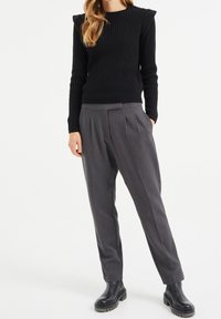 WE Fashion Kalhoty - dark grey