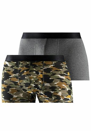 s.Oliver 2 PACK - Kurze Boxershorts - grau fleckentarn