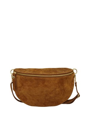 DEMI LUNE LARGE BANANE - Sac bandoulière - camel