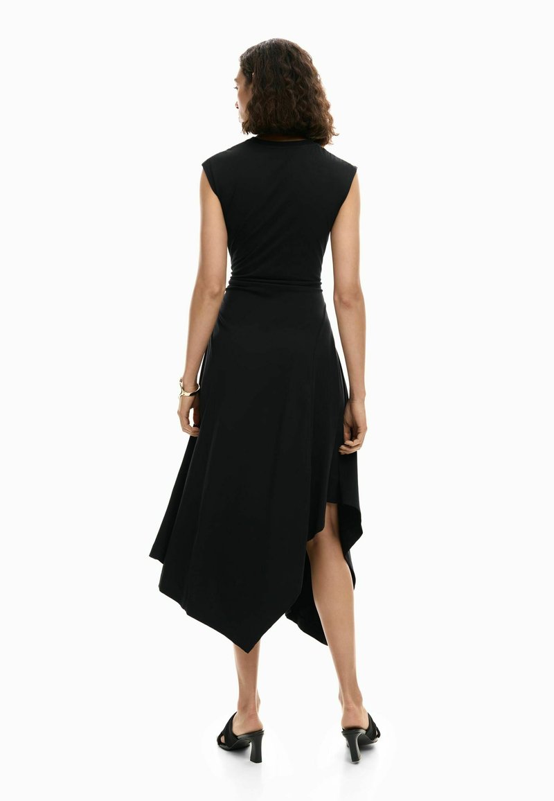 Desigual ASYMMETRIC FLORAL - Day dress - black - Zalando.ie Desigual ASYMMETRIC FLORAL - Day dress - black - Zalando.ie