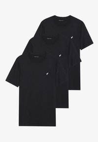 3 PACK - Lihtne T-särk - true black