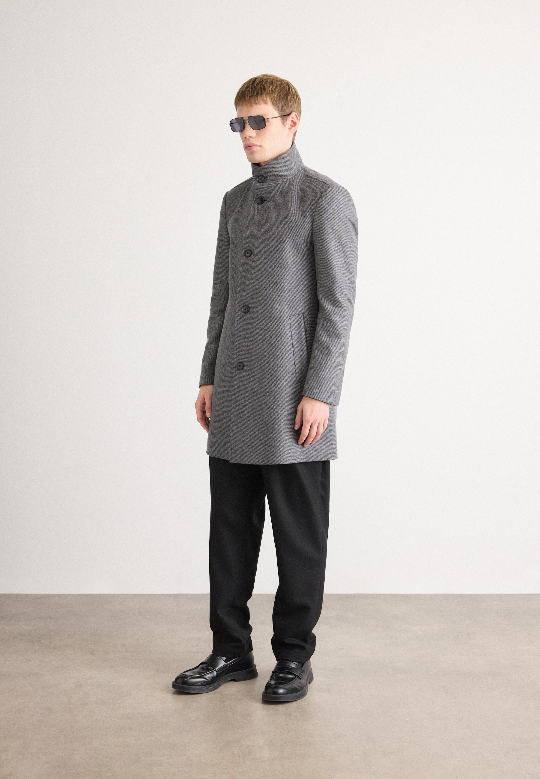 BOSS H-HYDE-SU-BIB-C-254 - Classic coat - dark grey - Zalando