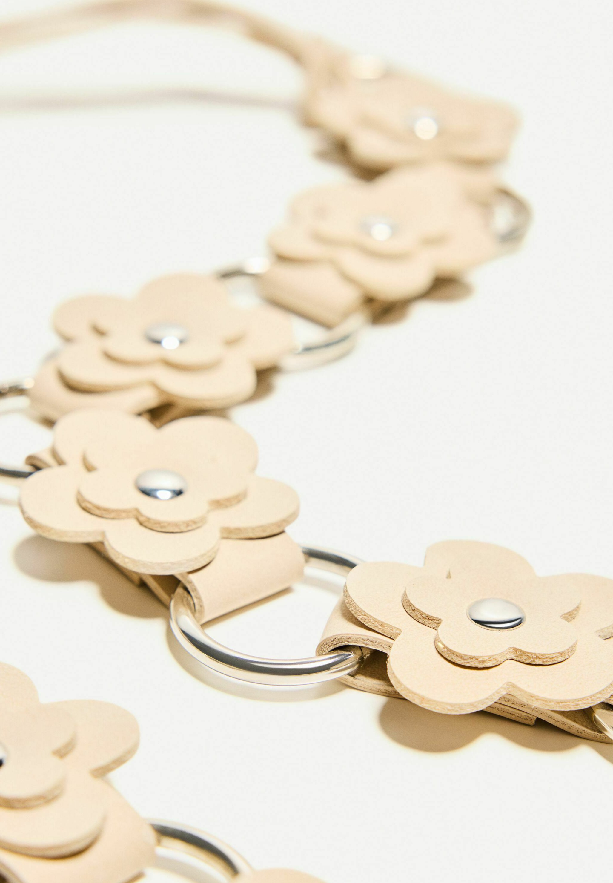 【BERSHKA】FLORAL Belt ベルシュカ ベルト Bershka FLORAL - Belt - stone - Zalando