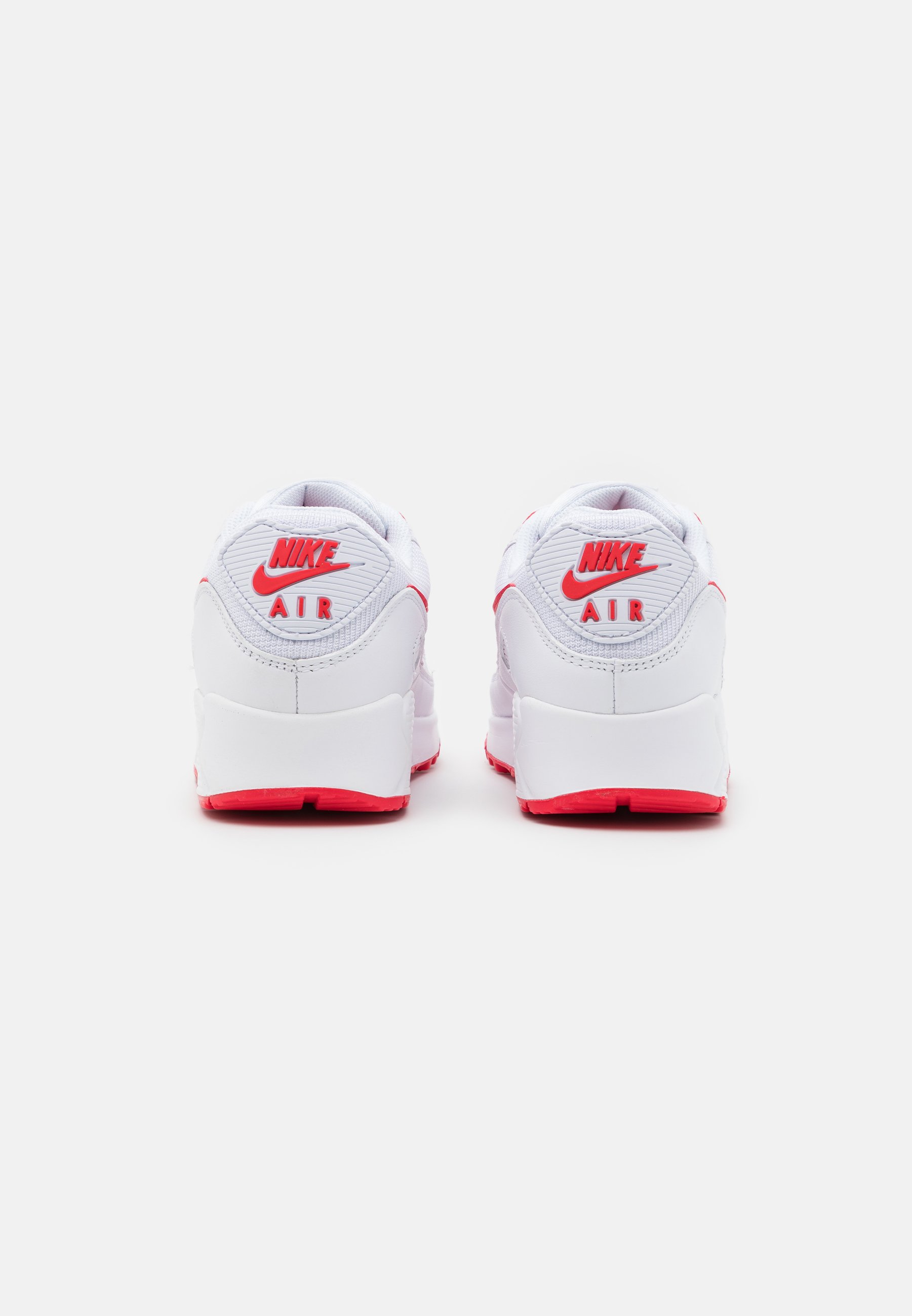 Nike Sportswear AIR MAX 90 - Sneakers laag - white/hyper red/black/wit -  Zalando.nl
