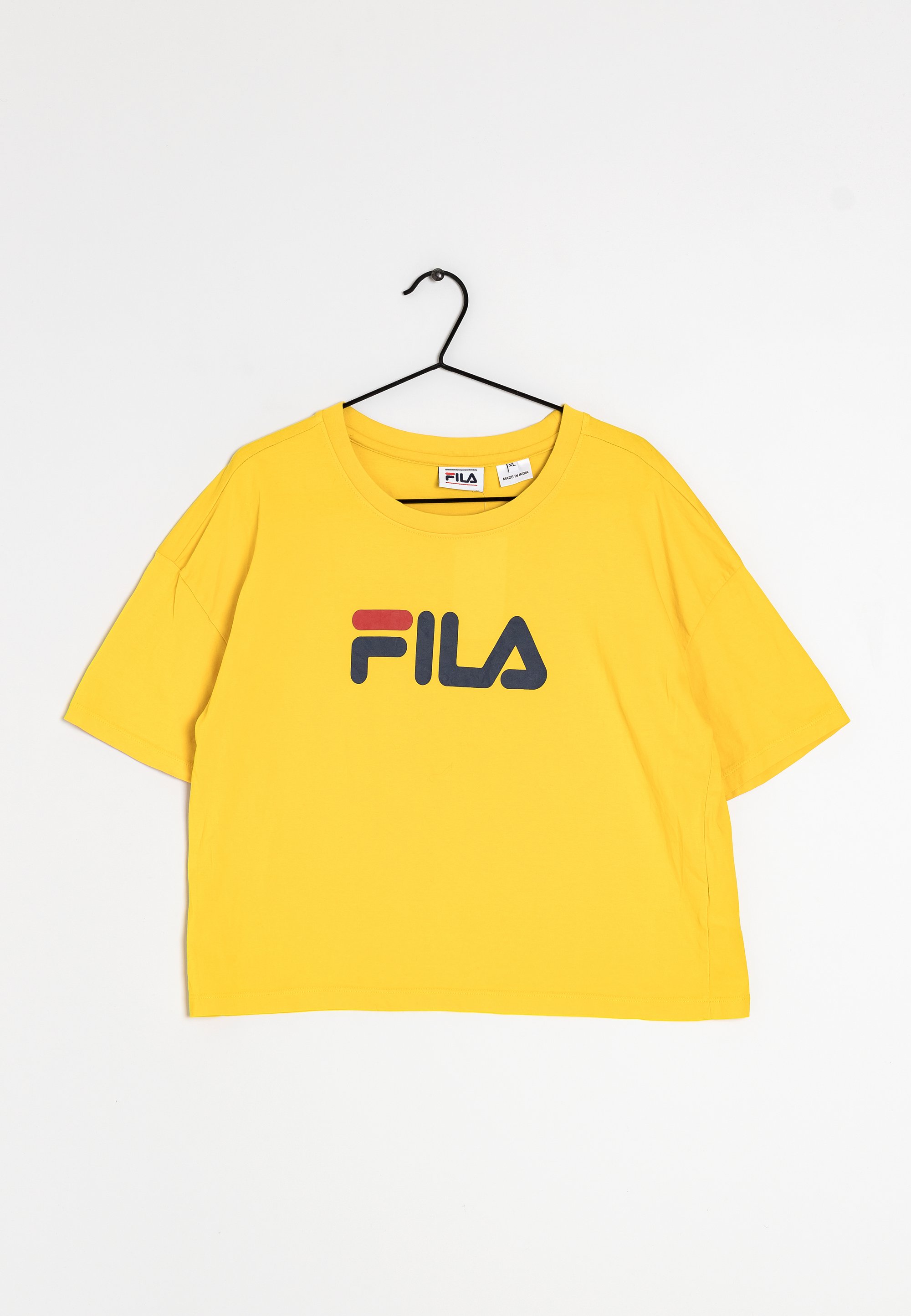 Fila Print T-shirt yellow (Pre-owned) Zalando